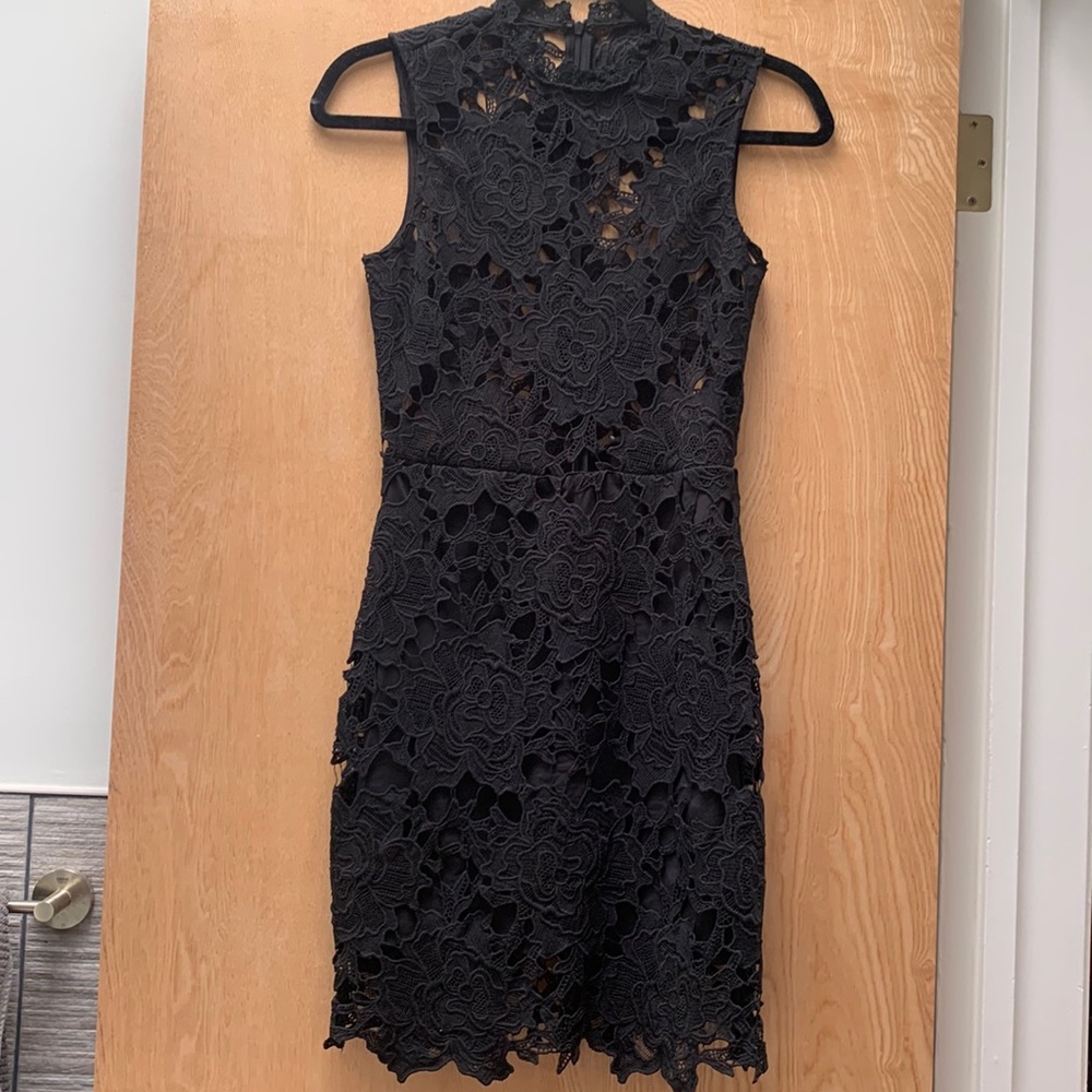 Forever 21 Black Lace Mini Dress